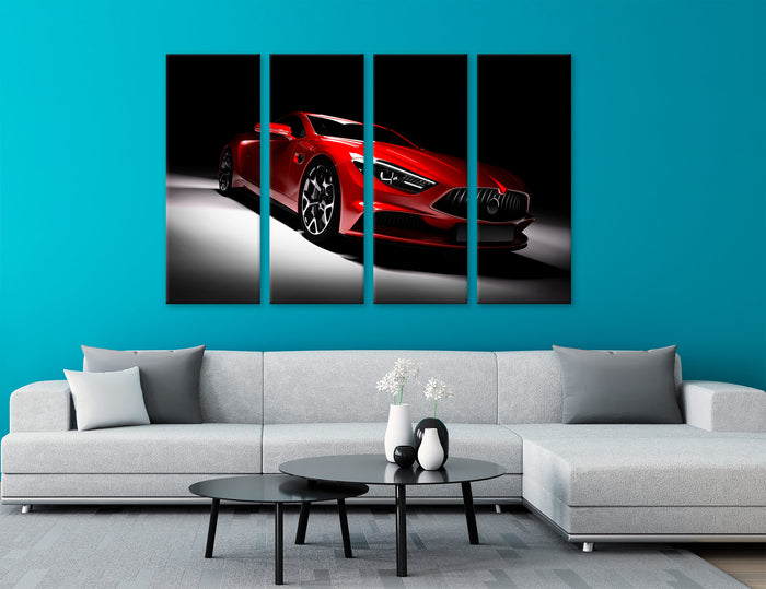 Red Car Canvas Print #3831