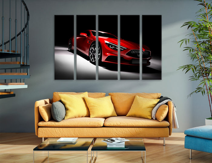 Red Car Canvas Print #3831