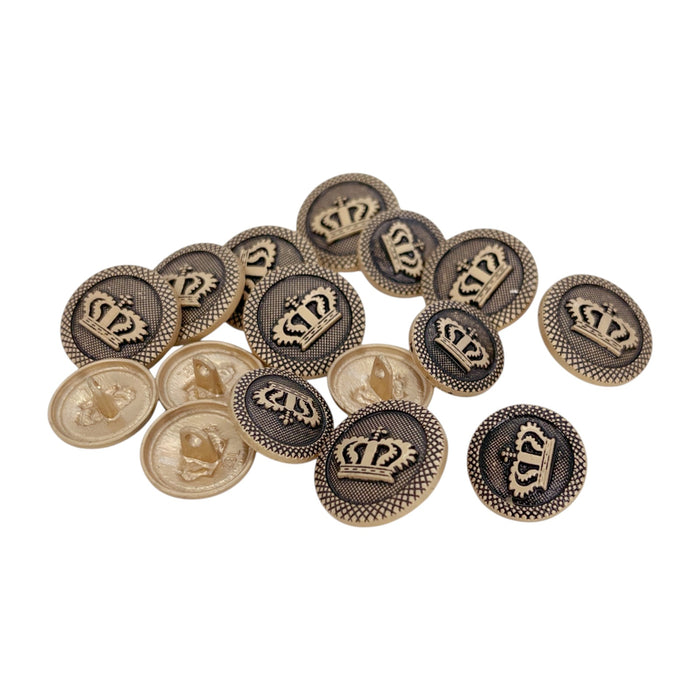 Antique gold / 20mm(32L) / 50 Buttons