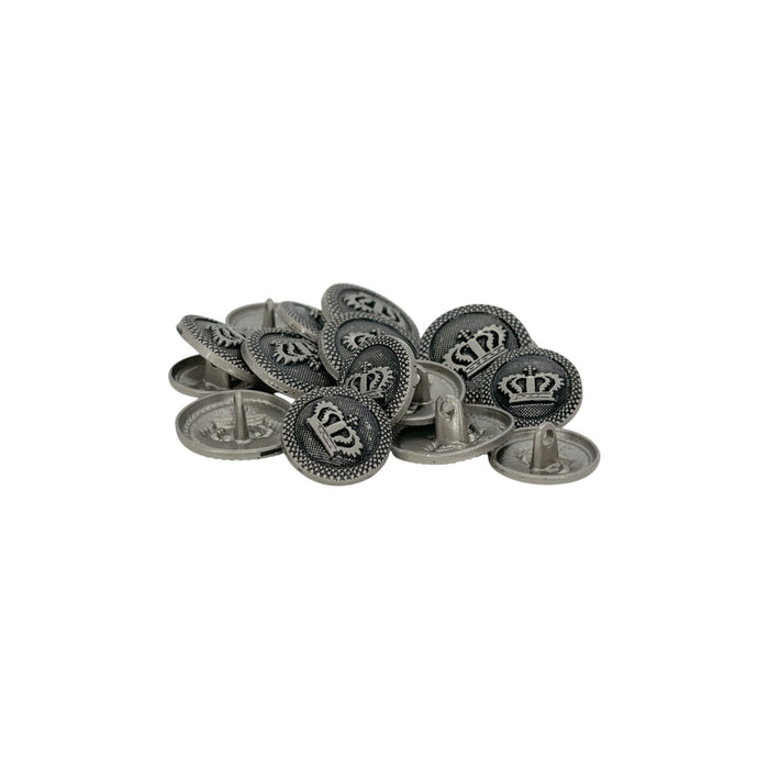 Antique silver / 18mm(28L) / 50 Buttons