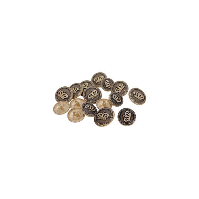Antique gold / 18mm(28L) / 50 Buttons