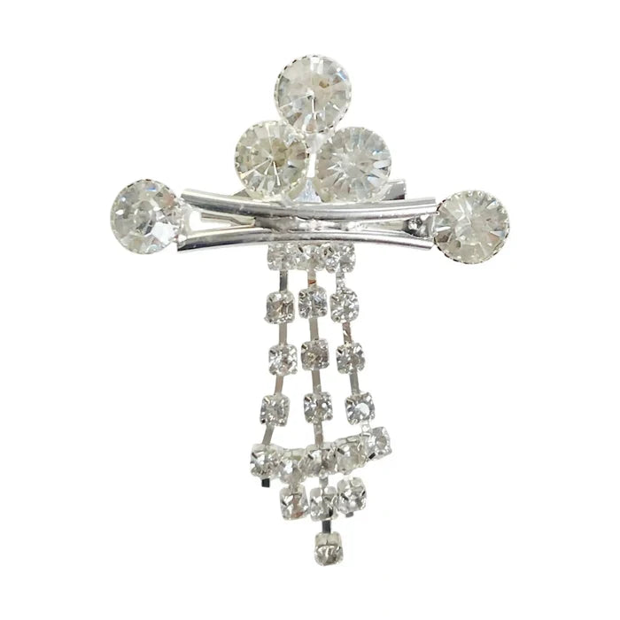 Elegant Regal Rhinestone & Crystal Brooch for Trendy Fashion with sparkling accents and a unique design