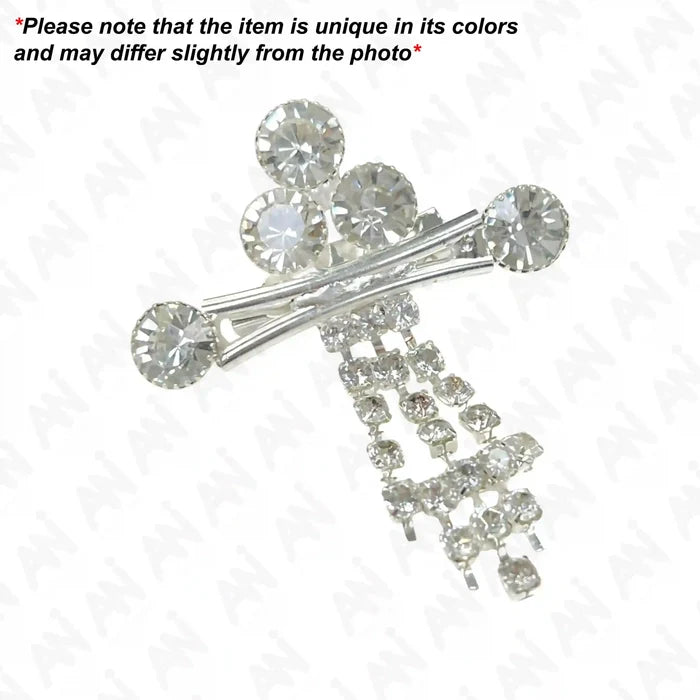 Regal Rhinestone & Crystal Brooch for Trendy Fashion with Sparkling Details and Unique Design
