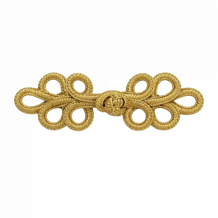 Ribbed Gold Barrel Bead