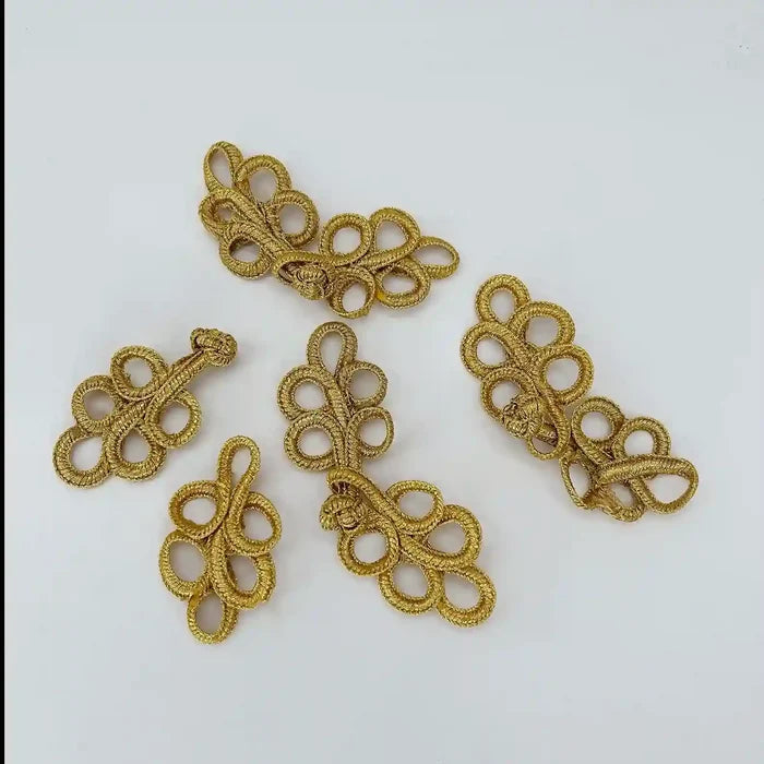 Ribbed Gold Barrel Bead