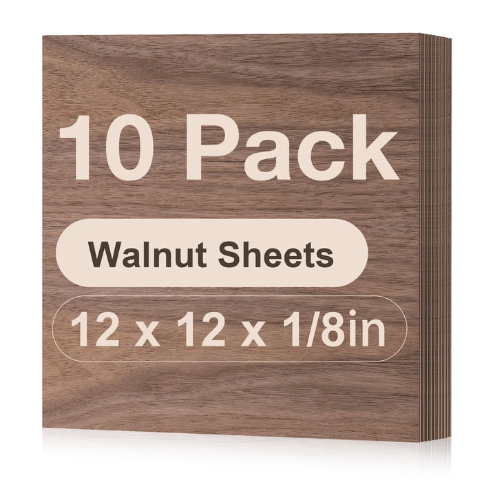 Walnut / 12"x12"x1/8"-10 Pack