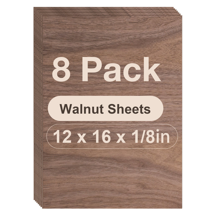 Walnut / 12"x16"x1/8"-8 Pack