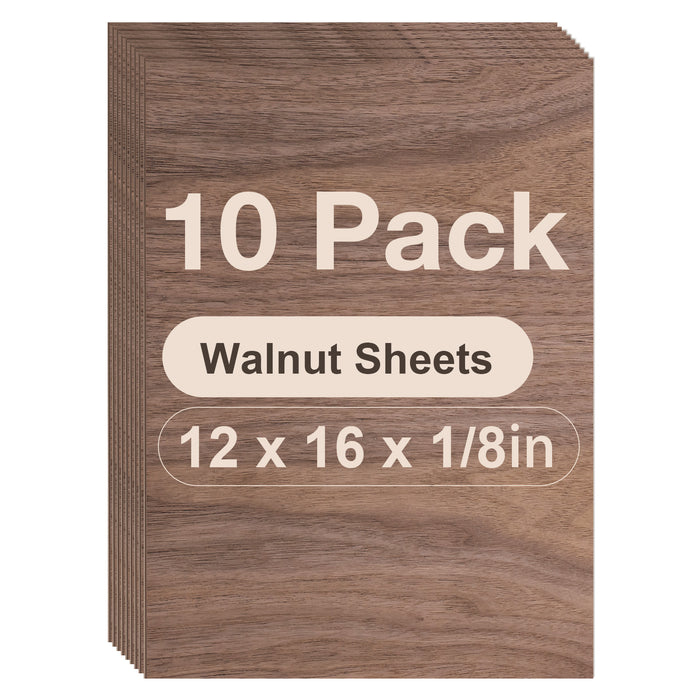 Walnut / 12"x16"x1/8"-10 Pack
