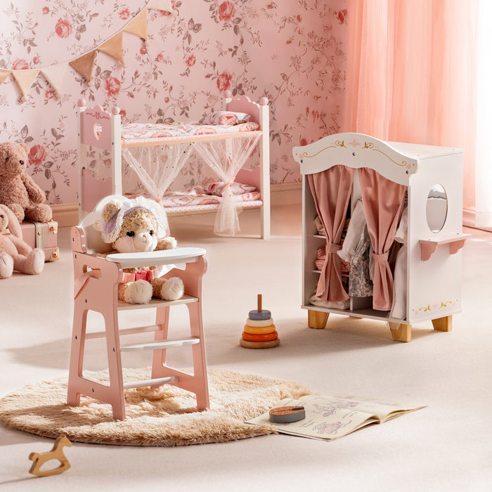 Wardrobe+Bunk Bed+High Chair
