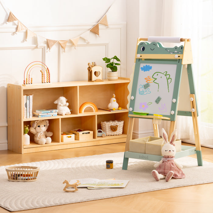 Easel + Storage Cabinet