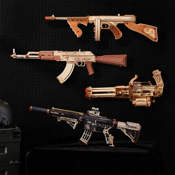 M416 Carbine + AK-47 + Thompson + Rotating-Barrel