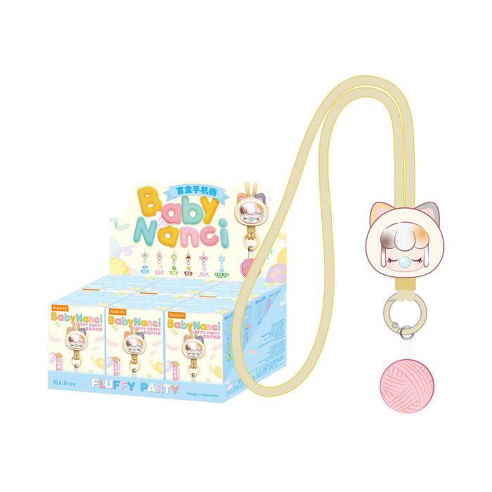 Rolife Baby Nanci Fluffy Party Phone Chain Blind Box PZC05 main product photo