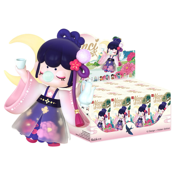 rolife nanci chinese poetry 12 design + hidden design blind box on a white background