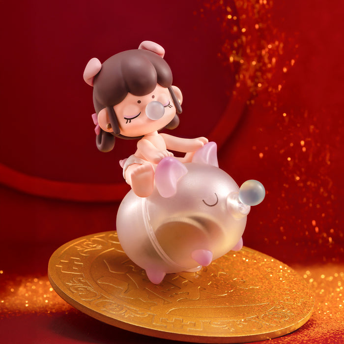 Rolife Nanci's Best Wishes Series Surprise Figure Dolls ZSXX collectible figure, side view highlighting structure and scale