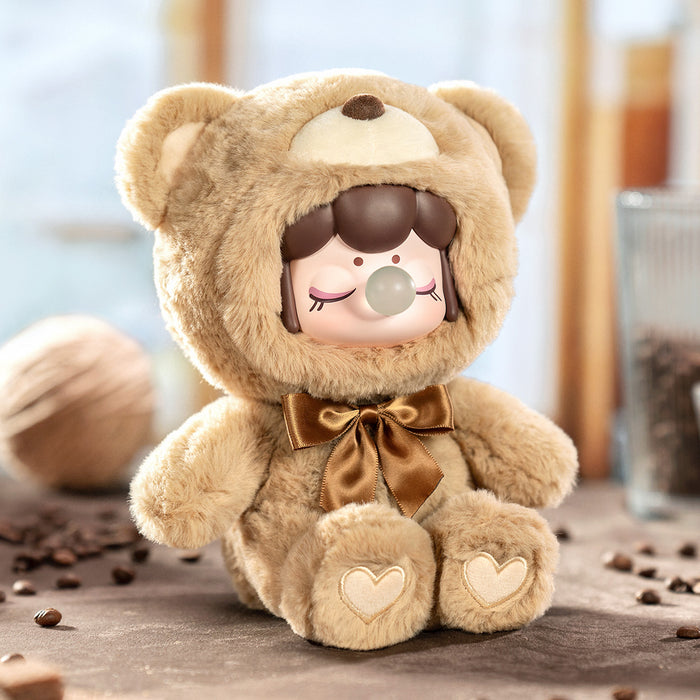 Rolife surprise plush doll blind box, feature callouts and dimensions