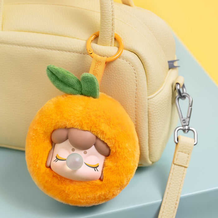 Rolife Nanci's Fruit Mood Surprise Plush Pendant MNCXX collectible figure, side view highlighting structure and scale