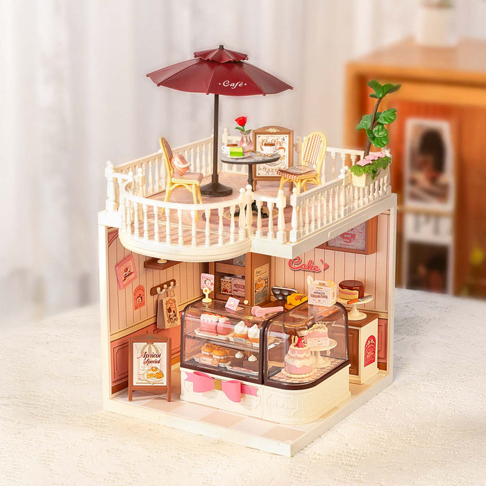 Rolife Super Creator Extension Pack ¡§C Terrace, DIY miniature dollhouse kit, packaging overview