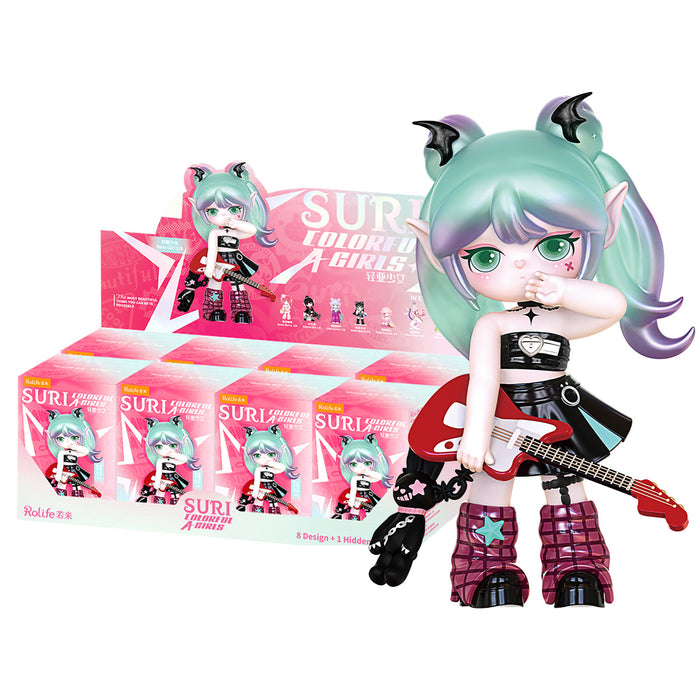 Rolife Suri's Colorful Girls Surprise Figure Dolls SKXX, collectible surprise figure dolls, front product view