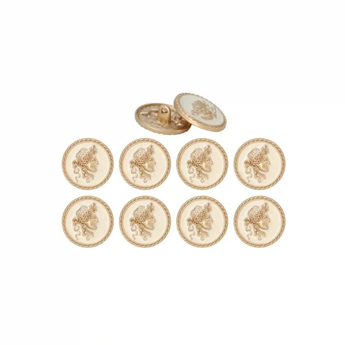 Set of 8 small buttons, perfect for all fashionable styles