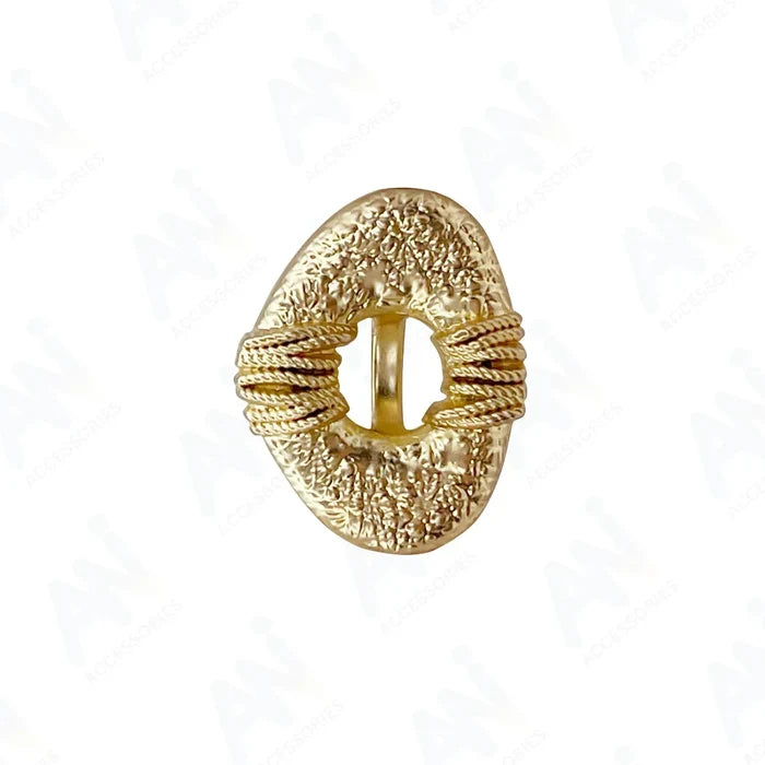 Rope Design Metal Button for DIY Projects | 18mm(28L) & 23mm(36L)
