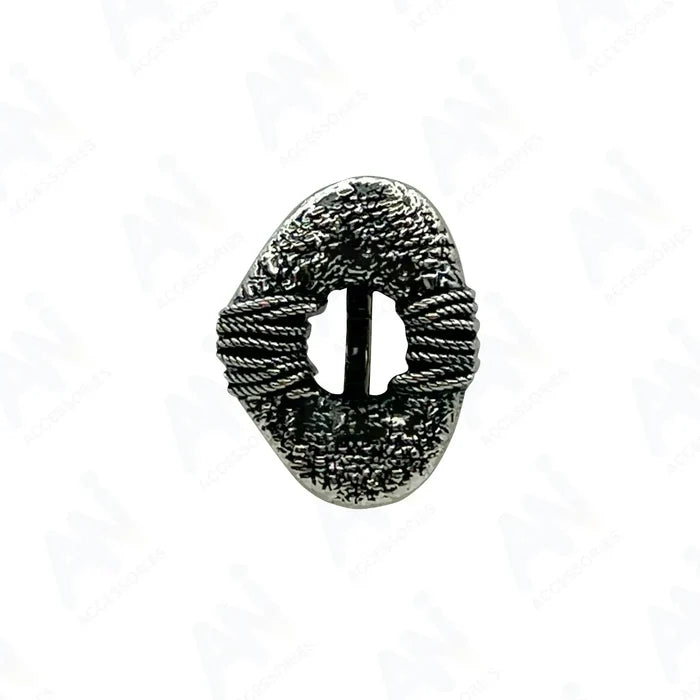 Rope Design Metal Button for DIY Projects | 18mm(28L) & 23mm(36L)