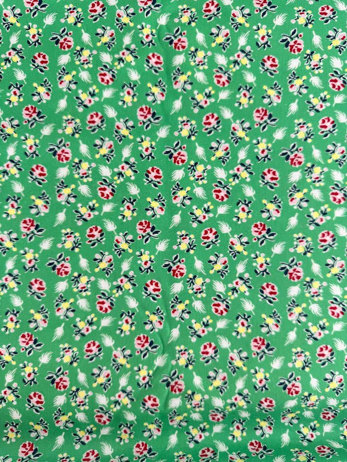 Rose and Leaf on Green - Green - MomNSon (JULY)