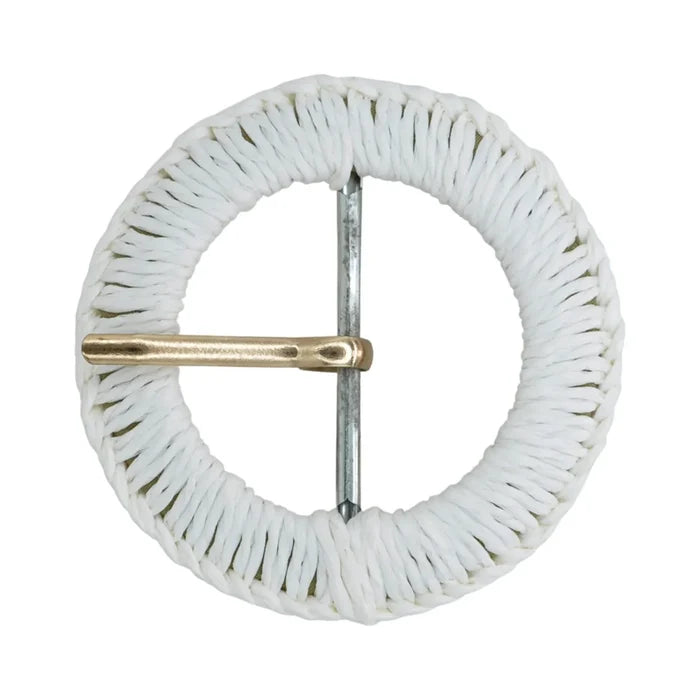 Ani Accessories handmade round buckle with metal pin 2.5 inch accessory for belts bags DIY craft projects