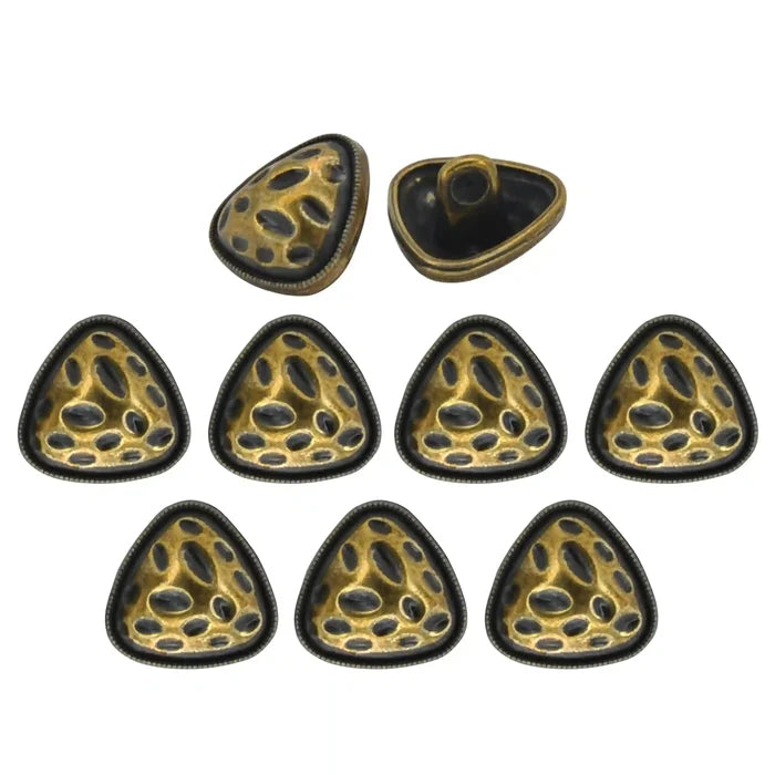 Antique gold / 13mm(20L) / 7 Buttons