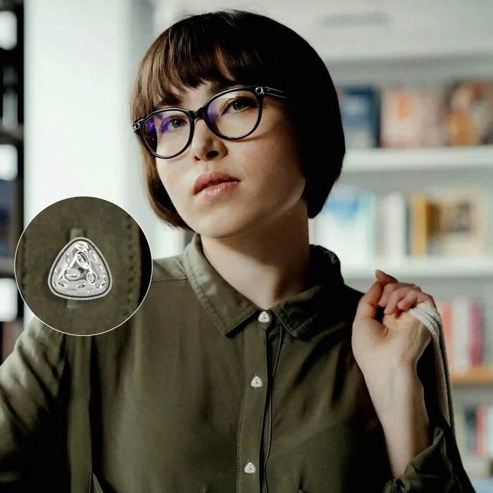 Round Triangle Hammered Shirt Buttons | 12mm(20L)