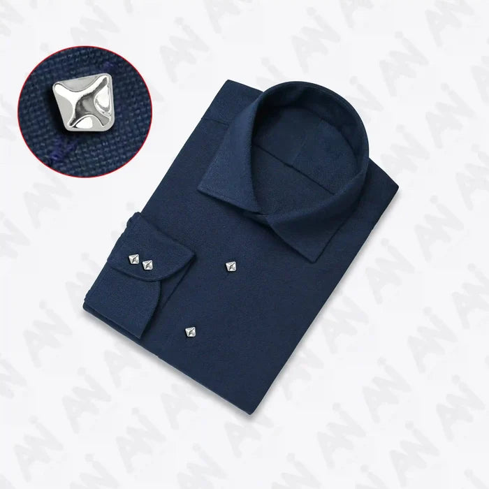 Rounded Square Metal Buttons | 10mm(17L)