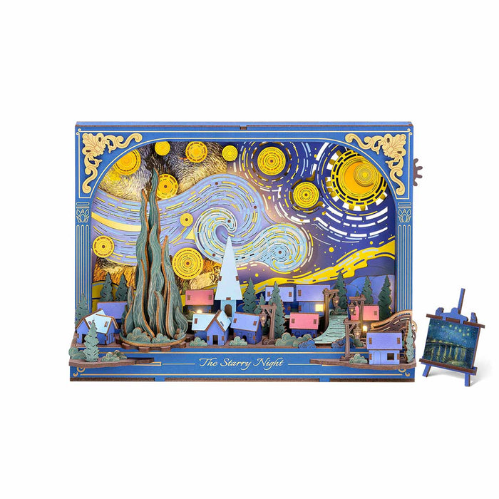 Rowood The Starry Night Wall Art 3D Wooden Puzzle TH003 main product photo