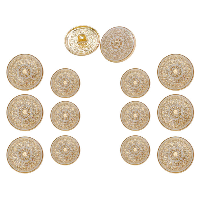 Gold white / 18mm(28L) + 23mm(36L) / 6 Big + 6 Small