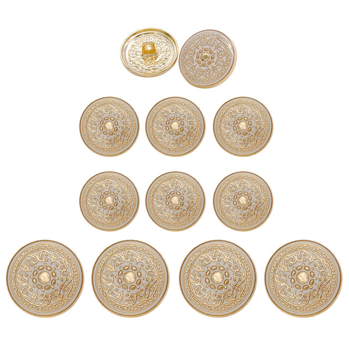 Gold white / 18mm(28L) + 23mm(36L) / 8 Small + 4 Big