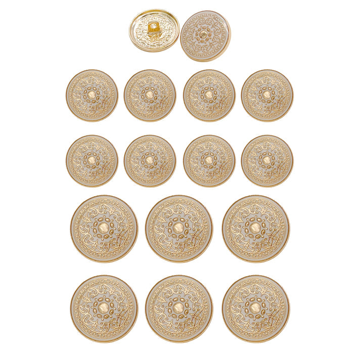 Gold white / 18mm(28L) + 23mm(36L) / 8 Small + 6 Big