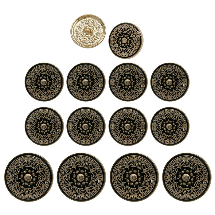 Gold black / 18mm(28L) + 23mm(36L) / 8 Small + 4 Big