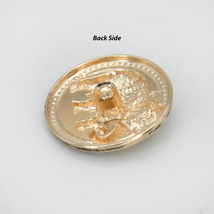 Royal Elephant Metal Buttons | 23mm(36L) & 18mm(28L)