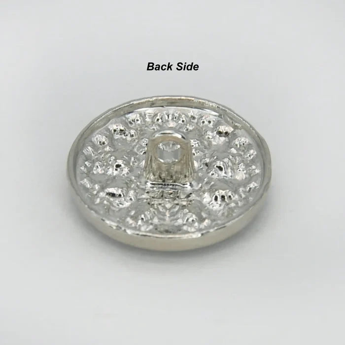 Royal Floral Metal Button | 21mm(34L) & 18mm(28L)