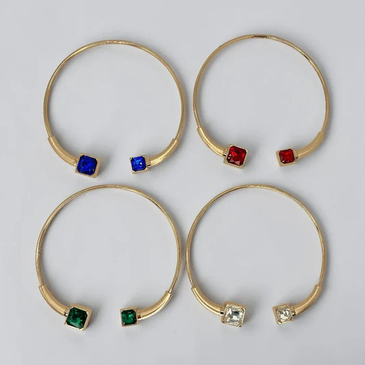 Royal Gemstone Torque Hasli Choker Necklace