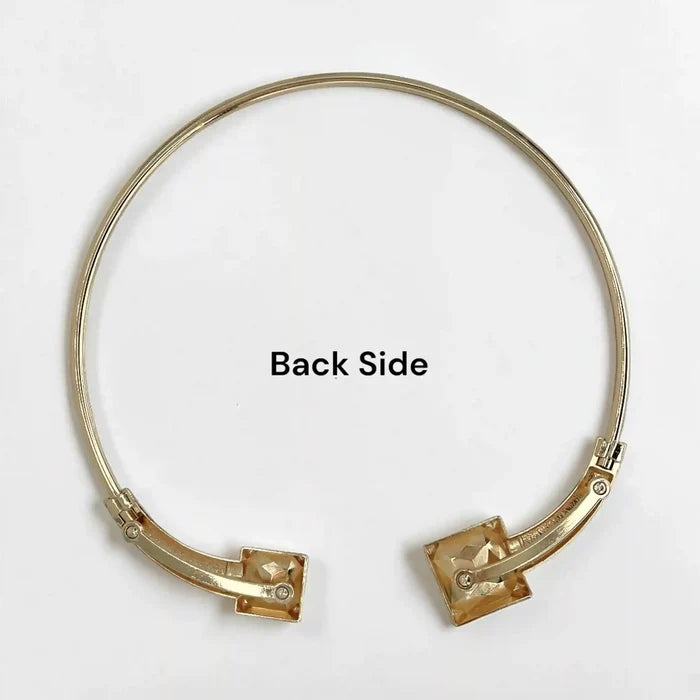 Royal Gemstone Torque Hasli Choker Necklace