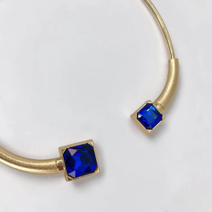 Royal Gemstone Torque Hasli Choker Necklace