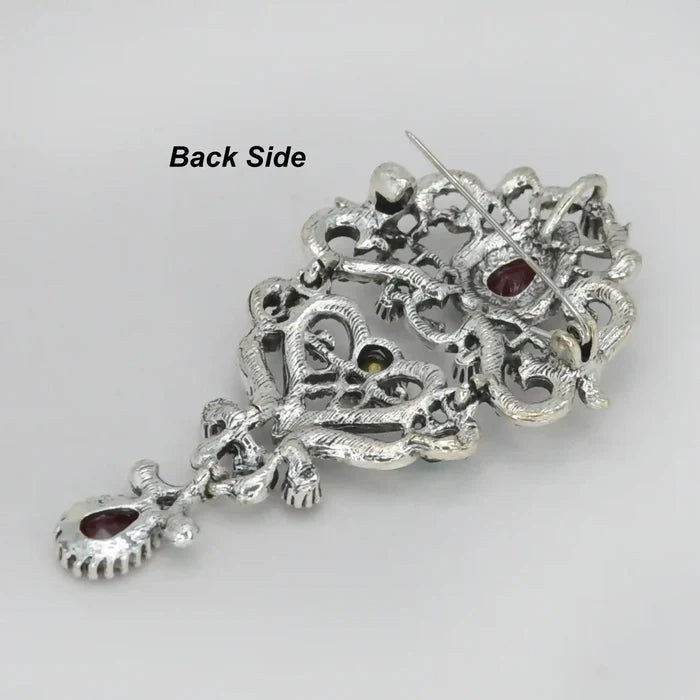 Royal Heirloom Crystal Brooch