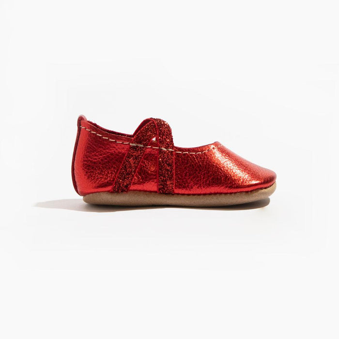 Ruby Ballet Slipper Baby Shoe - Babies in Bloom