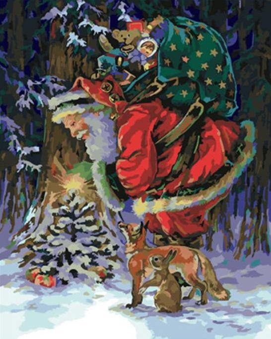 Santa Claus Paint by Numbers
