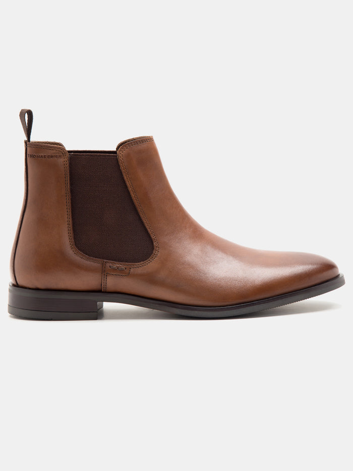 Saville Chelsea Boots Dark Tan  TC-2318DTN