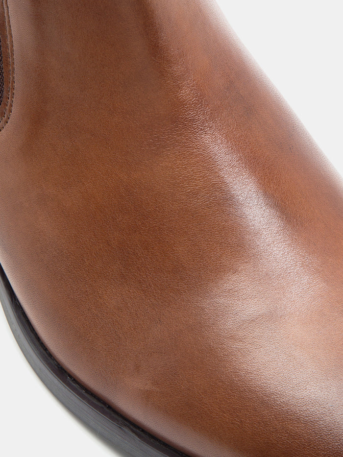 Saville Chelsea Boots Dark Tan  TC-2318DTN