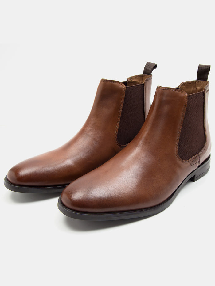 Saville Chelsea Boots Dark Tan  TC-2318DTN