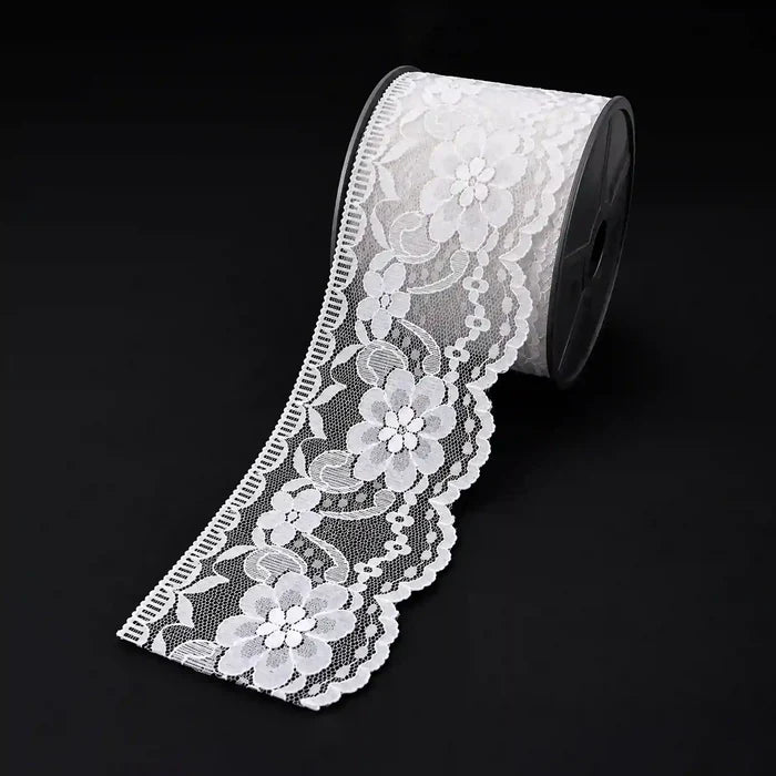 Scalloped Bloom Border Lace | SKU-38