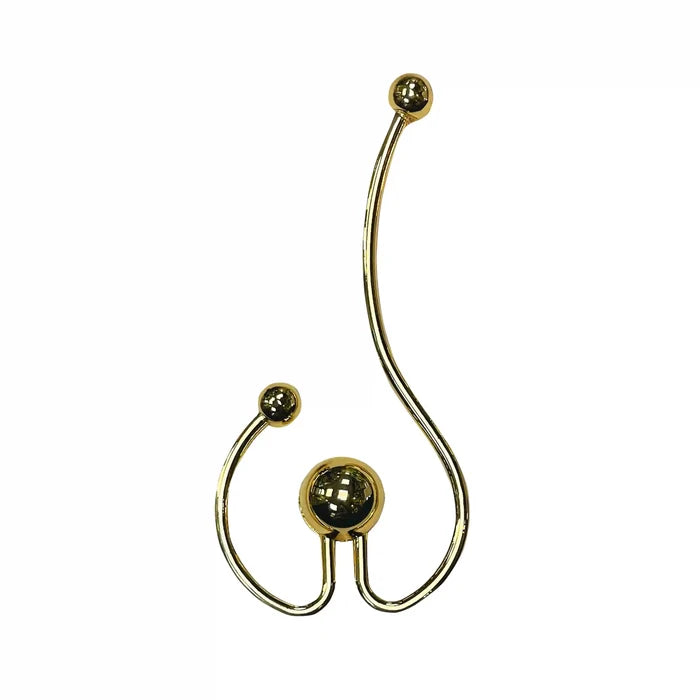 Buy Now Ani Accessories Sculptural Gold Orbit Buckle | Unique Contemporary Metal Buckle for Belts, Bags & Designer DIY Projects  in a white background.