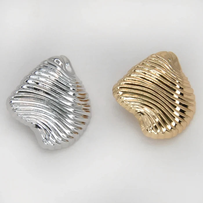 Sea Inspired Shell Metal Buttons | 20mm(32L), 25mm(40L) & 30mm(48L)