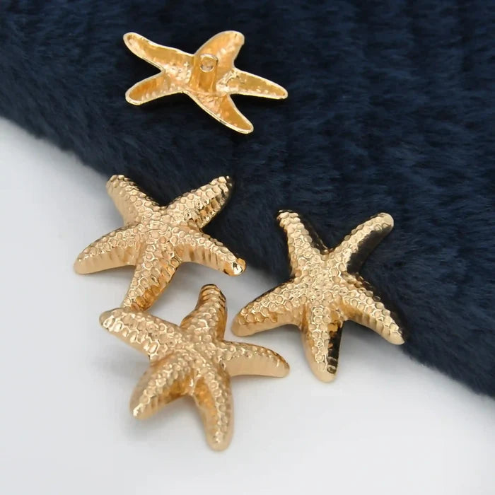 Sea Inspired Star Metal Buttons | 20mm(31L) & 38mm(60L)